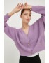 Roxy cardigan 6110209900 femei culoarea violet - Pled.ro