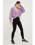 Roxy cardigan 6110209900 femei culoarea violet - Pled.ro