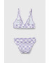 Roxy costum de baie pentru copii din două piese culoarea violet - Pled.ro