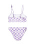 Roxy costum de baie pentru copii din două piese culoarea violet - Pled.ro