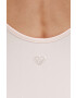 Roxy longsleeve de yoga Naturally Active culoarea roz cu spate descoperit - Pled.ro