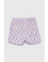 Roxy pantaloni scurti copii culoarea violet modelator - Pled.ro