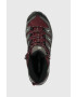 Salomon pantofi X Ultra Pioneer Mid GTX femei culoarea bordo - Pled.ro