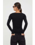 Samsoe Samsoe longsleeve femei culoarea negru - Pled.ro