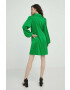 Samsoe Samsoe rochie culoarea verde mini drept - Pled.ro