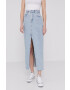 Scotch & Soda Fustă jeans midi model drept - Pled.ro