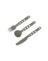 Sea to Summit set de tacâmuri de călătorie AlphaSet Cutlery Set culoarea gri - Pled.ro