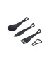 Sea to Summit set de tacâmuri de călătorie Delta Cutlery Set culoarea gri - Pled.ro