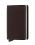 Secrid portofel de piele culoarea maro SO.DarkBrown-DarkBrown - Pled.ro