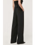 Silvian Heach pantaloni femei culoarea negru lat high waist - Pled.ro