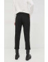 Silvian Heach pantaloni femei culoarea negru drept high waist - Pled.ro