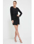 Silvian Heach rochie culoarea negru mini mulata - Pled.ro