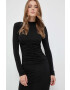 Silvian Heach rochie culoarea negru mini evazati - Pled.ro