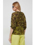 Sisley bluza femei culoarea verde modelator - Pled.ro