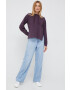 Sisley bluza femei culoarea violet neted - Pled.ro