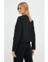 Sisley bluza femei culoarea negru neted - Pled.ro