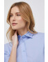 Sisley bluza din bumbac femei neted - Pled.ro