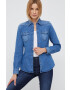 Sisley camasa jeans femei cu guler clasic regular - Pled.ro