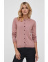 Sisley cardigan femei culoarea roz light - Pled.ro