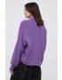 Sisley cardigan din amestec de lana femei culoarea violet light - Pled.ro