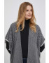 Sisley cardigan din amestec de lana culoarea negru light - Pled.ro