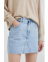 Sisley fusta jeans mini drept - Pled.ro