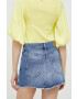 Sisley fusta jeans mini drept - Pled.ro