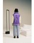 Sisley geaca copii culoarea violet - Pled.ro