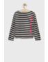 Sisley longsleeve din bumbac pentru copii - Pled.ro