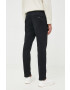 Sisley pantaloni femei culoarea albastru marin evazati high waist - Pled.ro