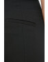 Sisley pantaloni femei culoarea negru drept high waist - Pled.ro