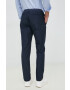 Sisley pantaloni barbati culoarea albastru marin drept - Pled.ro