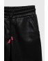 Sisley pantaloni copii culoarea negru neted - Pled.ro