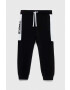 Sisley pantaloni de trening pentru copii culoarea negru modelator - Pled.ro