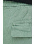 Sisley pantaloni din in culoarea verde - Pled.ro