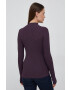 Sisley pulover femei culoarea violet light cu turtleneck - Pled.ro