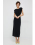 Sisley rochie culoarea negru maxi mulata - Pled.ro