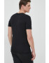 Sisley tricou din bumbac culoarea negru neted - Pled.ro