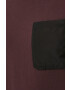 Sisley tricou din bumbac culoarea bordo neted - Pled.ro