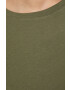 Sisley tricou din bumbac culoarea verde - Pled.ro