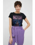 Sisley tricou din bumbac - Pled.ro