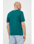 Sisley tricou din bumbac culoarea verde cu imprimeu - Pled.ro