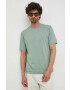 Sisley tricou din bumbac culoarea verde neted - Pled.ro