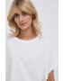 Sisley tricou din bumbac culoarea alb - Pled.ro