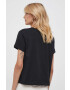 Sisley tricou din bumbac culoarea negru - Pled.ro