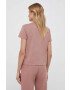 Sisley tricou din bumbac culoarea roz - Pled.ro