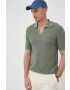 Sisley tricou polo din in - Pled.ro