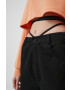 Sixth June pantaloni femei culoarea negru lat high waist - Pled.ro