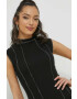 Sixth June rochie culoarea negru mini mulata - Pled.ro