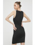 Sixth June rochie culoarea negru mini mulata - Pled.ro